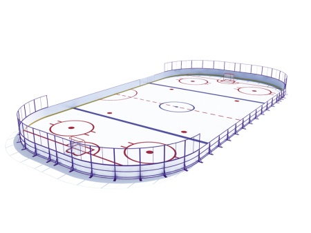 Купить Хоккейная коробка SP К 200 в Петроввале 