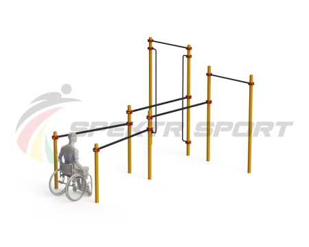 Купить Спортивный комплекс для инвалидов-колясочников WRK-D19_76mm в Петроввале 
