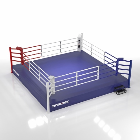 Купить Ринг боксерский Totalbox на помосте 0,5 м, 6х6м, 5х5м в Петроввале 