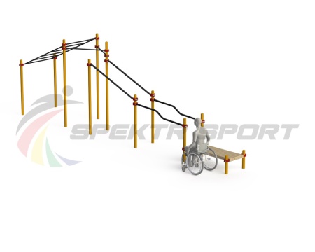 Купить Спортивный комплекс для инвалидов-колясочников WRK-D22_76mm в Петроввале 