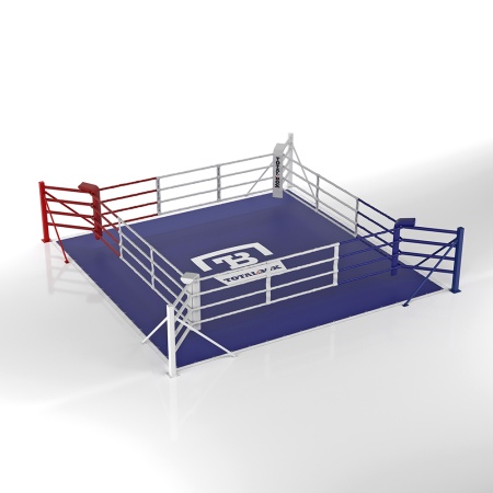Купить Ринг боксерский напольный Totalbox на упорах 4х4м в Петроввале 
