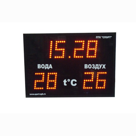 Купить Часы-термометр СТ1.16-2t для бассейна в Петроввале 