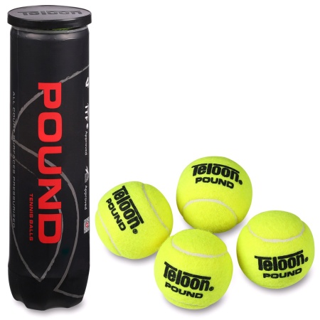 Купить Мяч для большого тенниса Teloon 828Т Р4  (4 шт) в Петроввале 