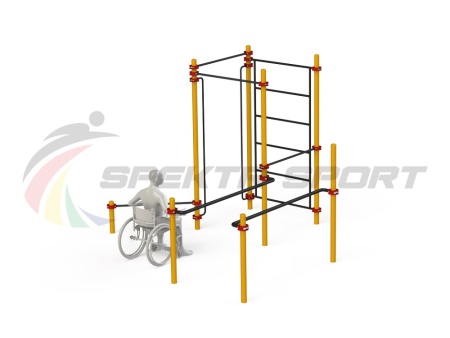Купить Спортивный комплекс для инвалидов-колясочников WRK-D18_76mm в Петроввале 