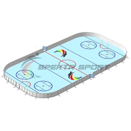 Купить Хоккейная коробка, борта фанера 12 мм, 30×15 в Петроввале 