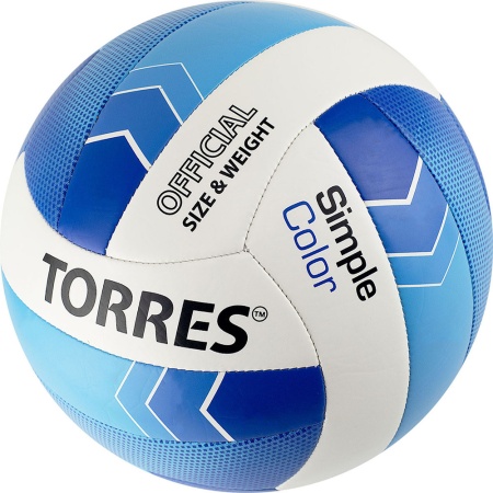 Купить Мяч волейбольный Torres Simple Color любительский р.5 в Петроввале 